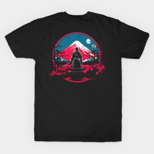 Japanese Traditional Mount fuji Japan Geisha T-Shirt